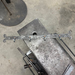 Load image into Gallery viewer, Scrolled Horseshoe Nail Utensil Rack