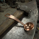 Load image into Gallery viewer, One Piece Solid Copper Coffee Scoop