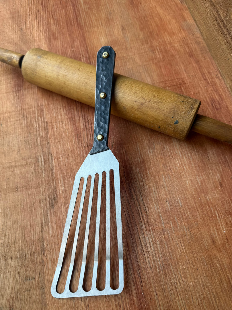 Slotted Kitchen Spatula with Stainless Steel Handles