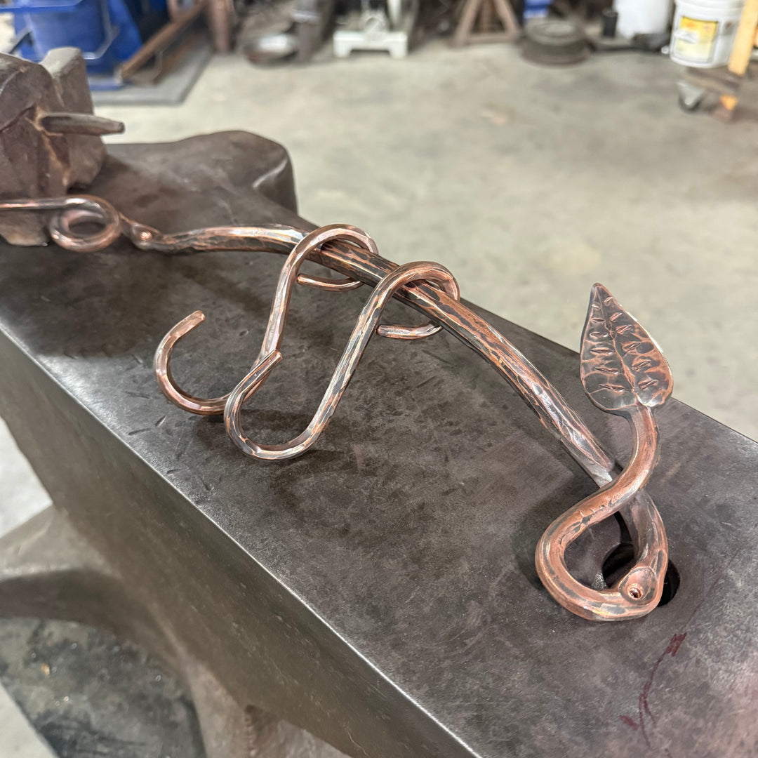 Custom Copper Cookware Rack