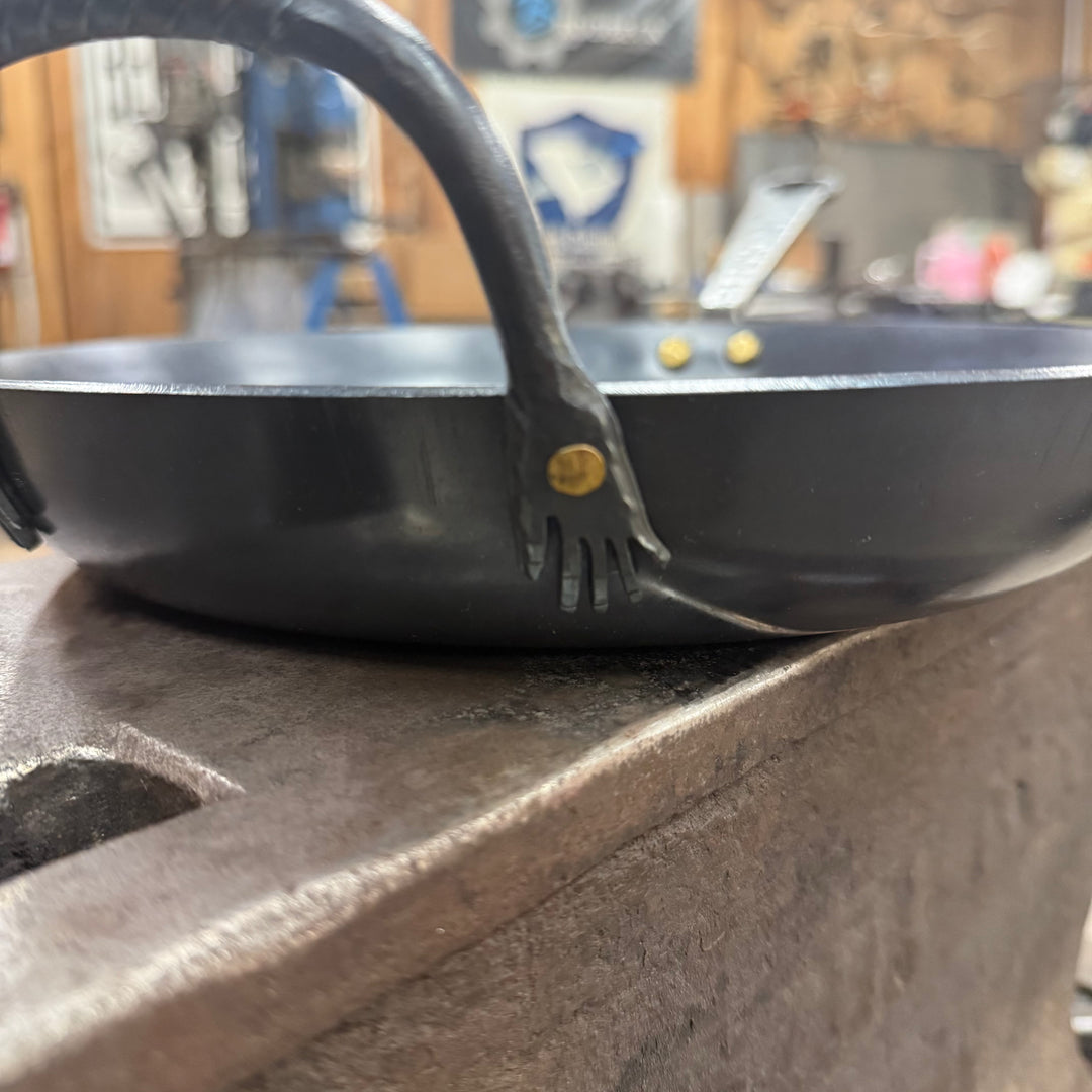 Custom Farmhouse with bottle opener handle and forged hands helper handle
