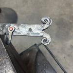 Load image into Gallery viewer, Scrolled Horseshoe Nail Utensil Rack