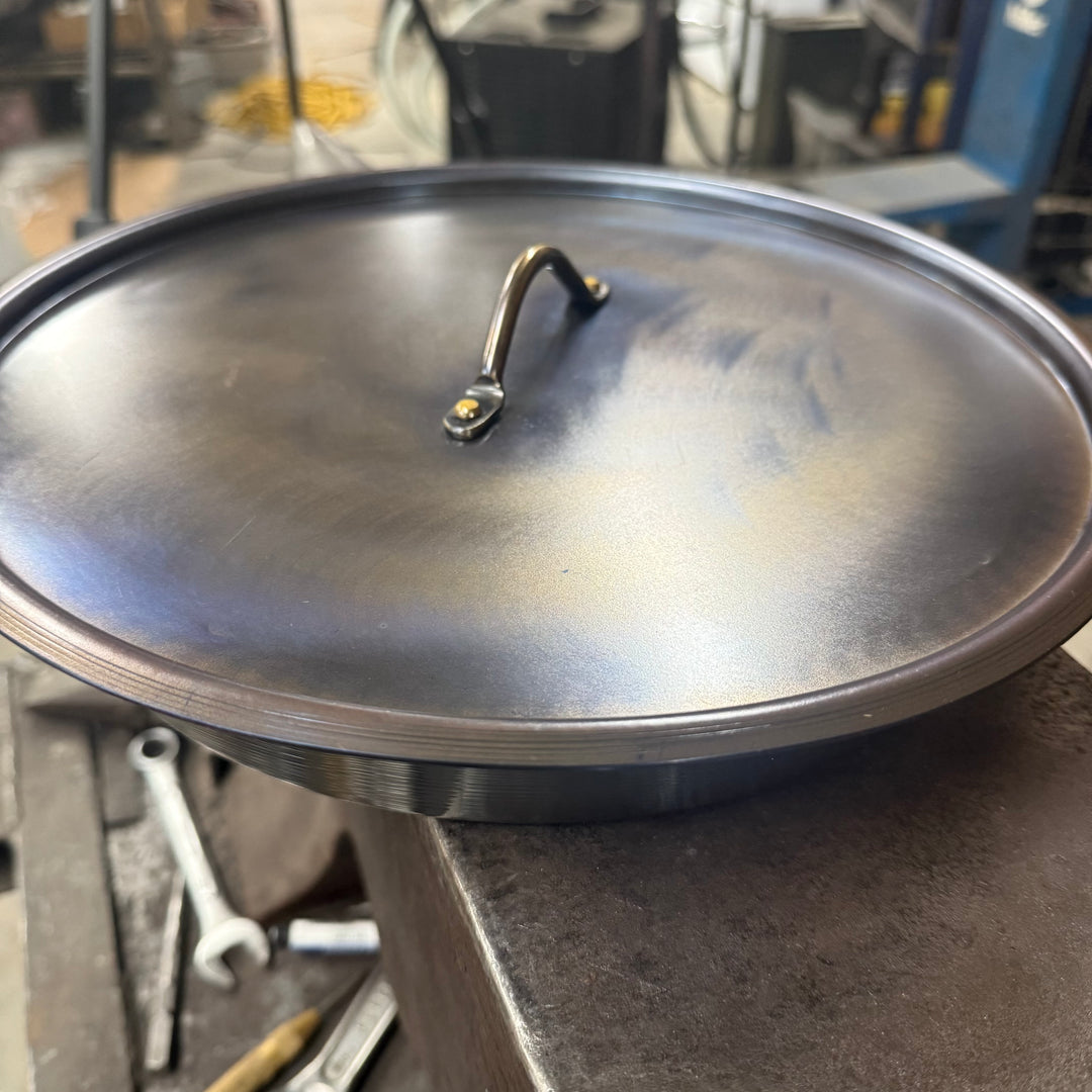 12" Carbon Steel Pan with Lid