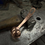 Load image into Gallery viewer, One Piece Solid Copper Coffee Scoop