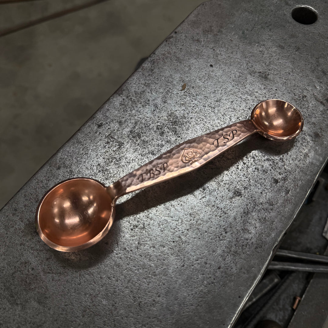 Solid Copper Double Measuring Spoon