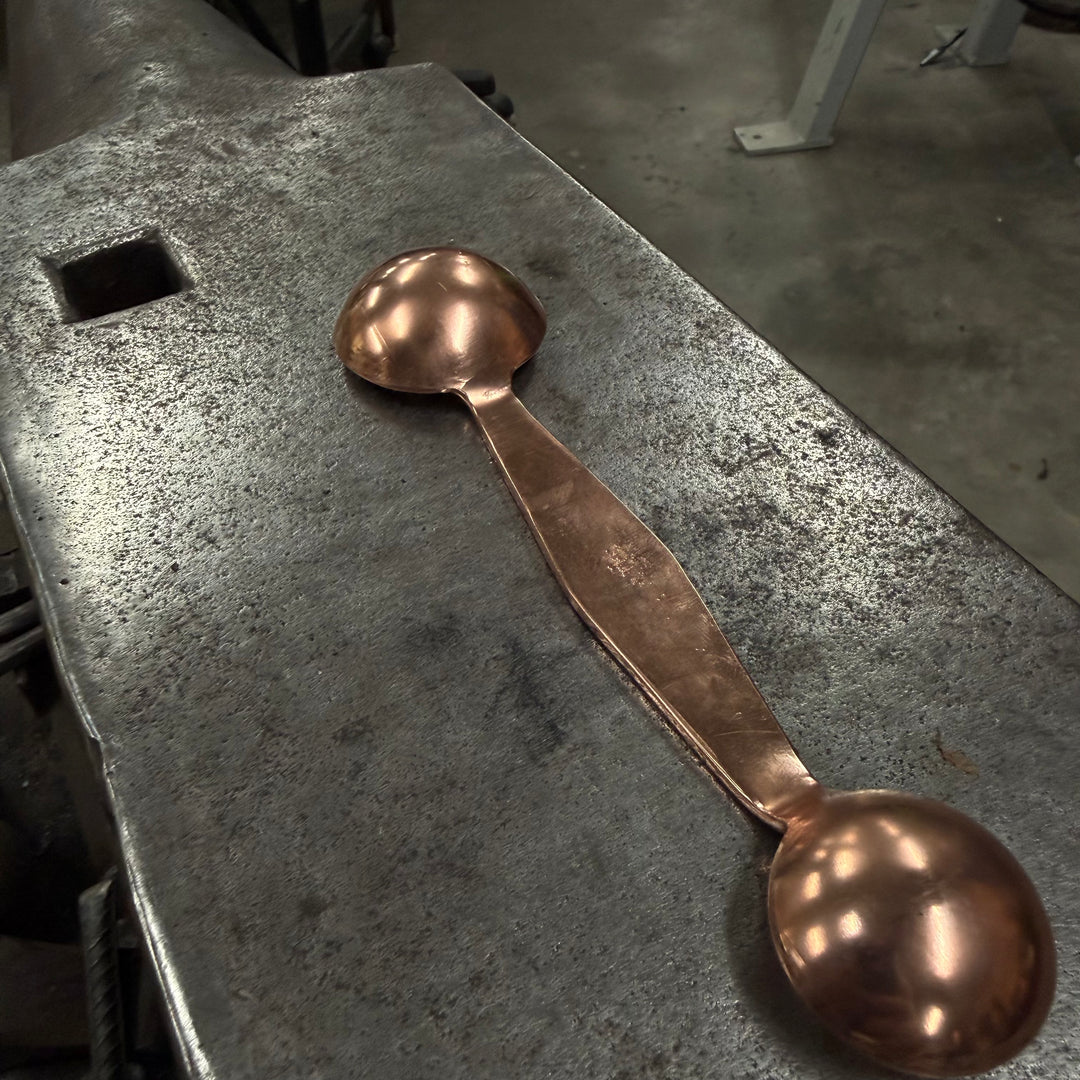 Solid Copper Double Measuring Spoon
